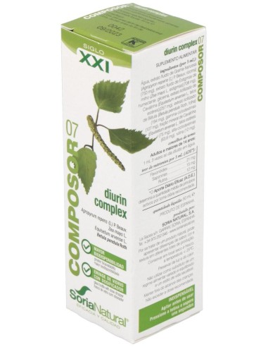 Composor 07 Diurin Complex Xxi 50Ml. de Soria Natural