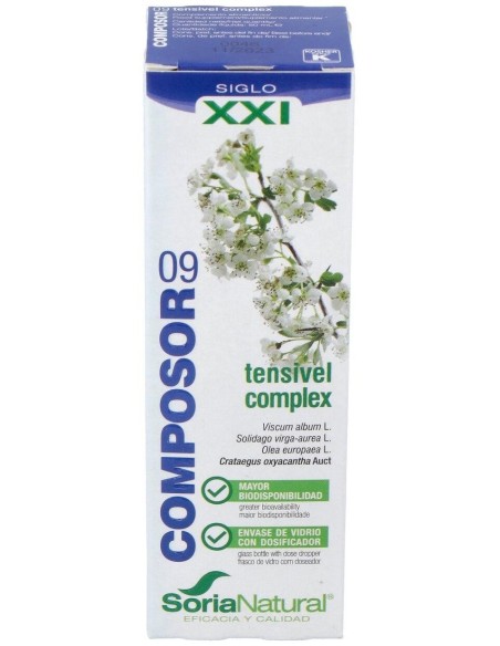 Composor 09 Tensivel Complex Xxi 50Ml. de Soria Natural