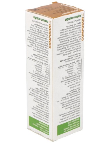 Composor 11 Digeslan Complex Xxi 50Ml. de Soria Natural