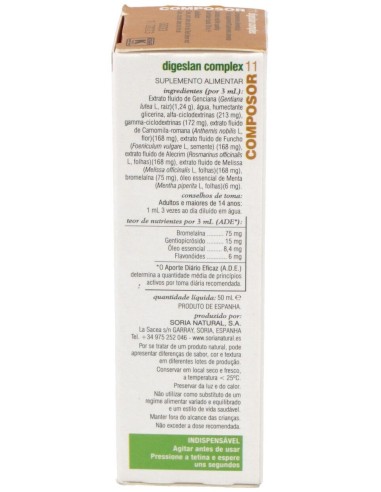 Composor 11 Digeslan Complex Xxi 50Ml. de Soria Natural