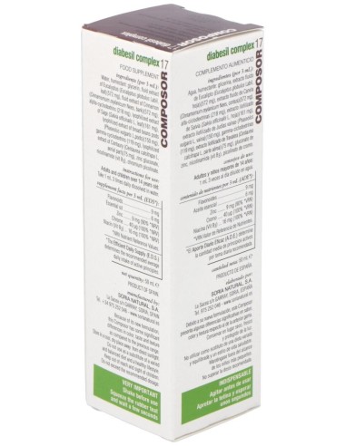 Composor 17 Diabesil Complex Xxi 50Ml. de Soria Natural