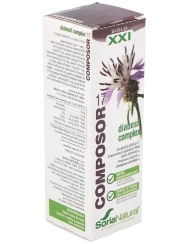 Composor 17 Diabesil Complex Xxi 50Ml. de Soria Natural
