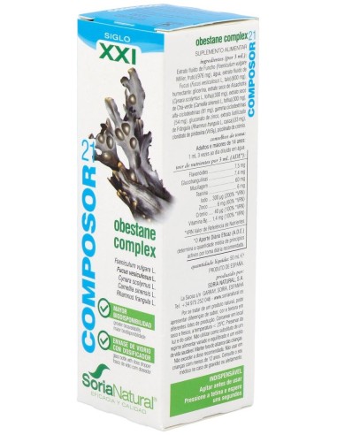 Composor 21 Obestane Complex Xxi 50Ml. de Soria Natural