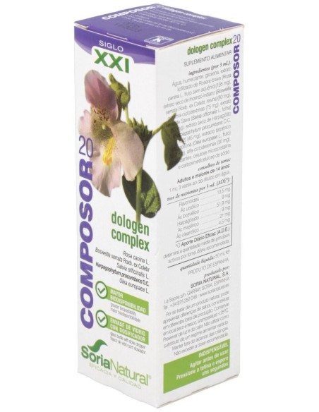 Composor 20 Dologen Complex Xxi 50Ml. de Soria Natural