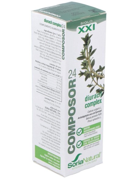 Composor 24 Diuracin Complex Xxi 50Ml. de Soria Natural