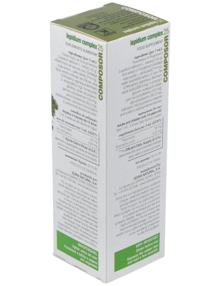 Composor 25 Lepidium Complex Xxi 50Ml. de Soria Natural