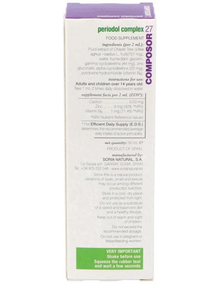 Composor 27 Periodol Complex Xxi 50Ml. de Soria Natural