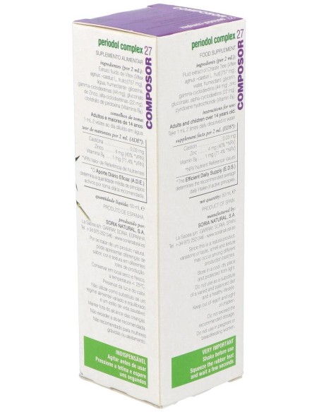 Composor 27 Periodol Complex Xxi 50Ml. de Soria Natural