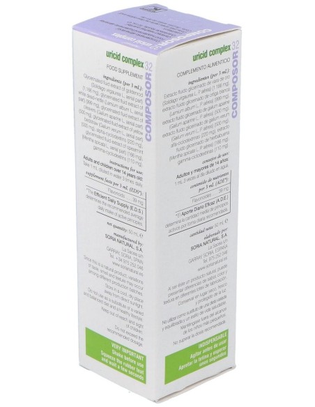 Composor 32 Uricid Complex Xxi 50Ml. de Soria Natural