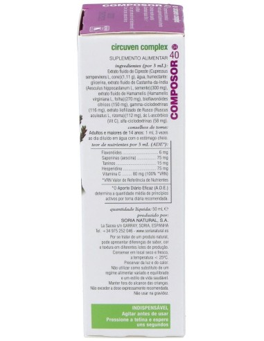 Composor 40 Circuven Complex Xxi 50Ml. de Soria Natural