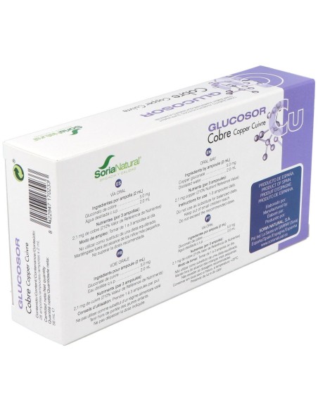Glucosor Cobre 28Amp. de Soria Natural