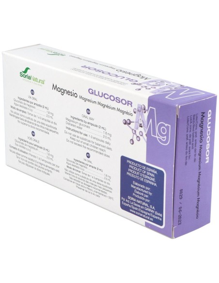 Glucosor Magnesio 28Amp. de Soria Natural