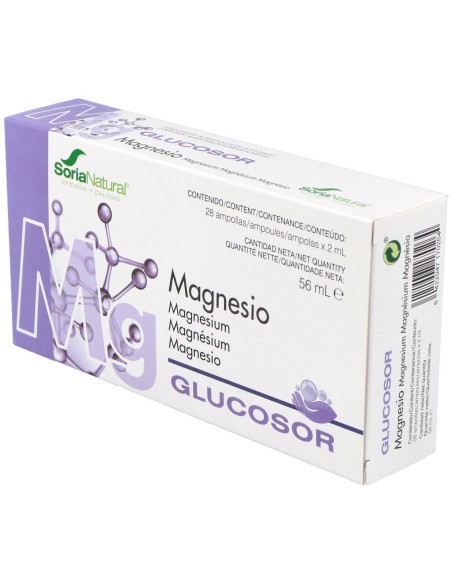 Glucosor Magnesio 28Amp. de Soria Natural