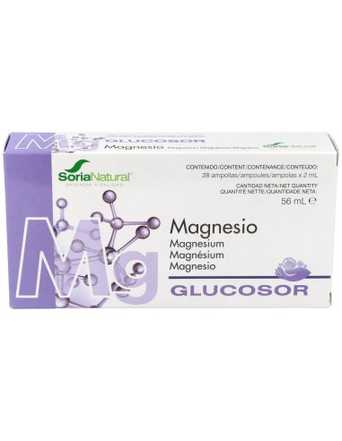 Glucosor Magnesio 28Amp. de Soria Natural