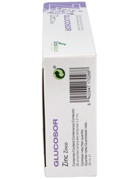 Glucosor Zinc 28Amp. de Soria Natural