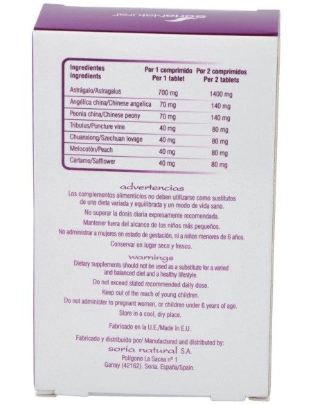 Chinasor 01 Bu Yang Huang Wu Wan 30Comp. de Soria Natural