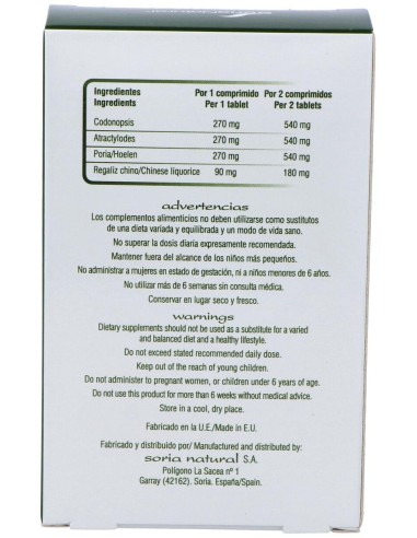 Chinasor 21 Si Jun Zi Wan 30Comp. de Soria Natural