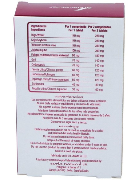 Chinasor 33 Geng Nian Qi Wan 30Comp. de Soria Natural