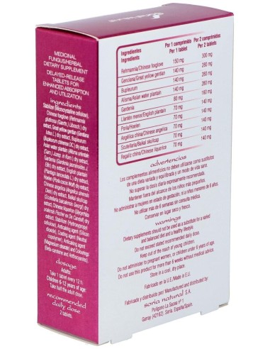 Chinasor 34 Long Dan Xie Gan Wan 30Comp. de Soria Natural