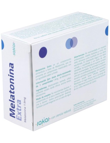 Melatonina Extra Masticable 60Comp. de Sakai