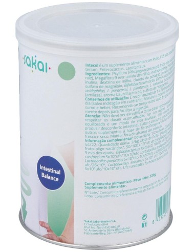 Intecol Complejo Probiotico 220Gr. de Sakai
