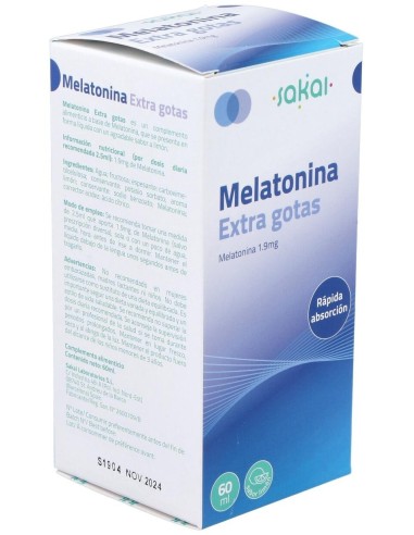 Melatonina Extra Gotas 60Ml. de Sakai