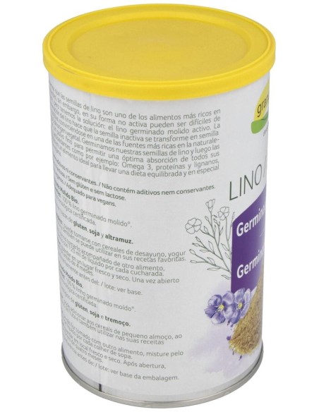 Semillas De Lino Germinado Molido 500Gr. de Granovita