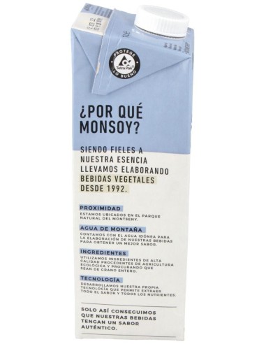 Bebida Vegetal De Almendras 1Lt 6Uds. Bio S/A de Monsoy