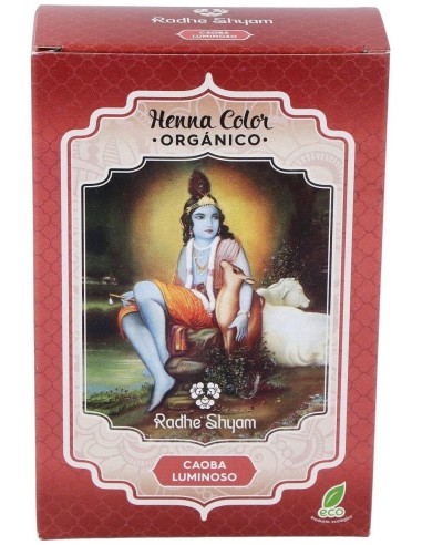 Henna Polvo Caoba Luminoso 100Gr. de Radhe Shyam