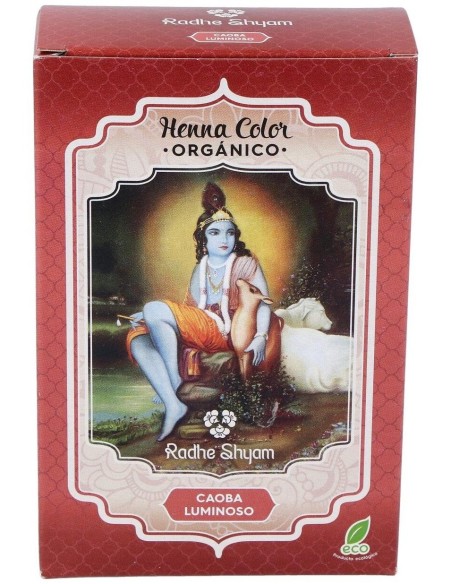 Henna Polvo Caoba Luminoso 100Gr. de Radhe Shyam