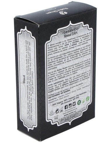 Henna Polvo Negro 100Gr. de Radhe Shyam