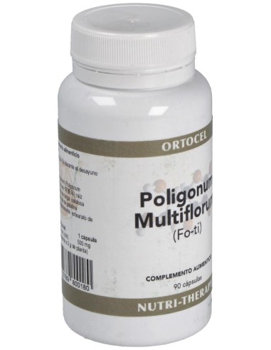 Poligonum Multiflorum (Fo-Ti) 500Mg. 90Cap. de Ortocel Nutri-Therapy