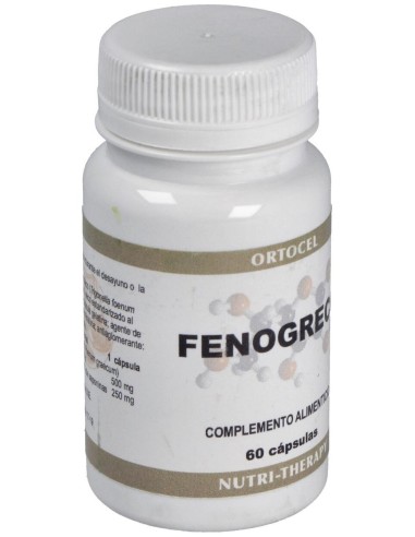 Fenogreco 500Mg. 60Cap. de Ortocel Nutri-Therapy