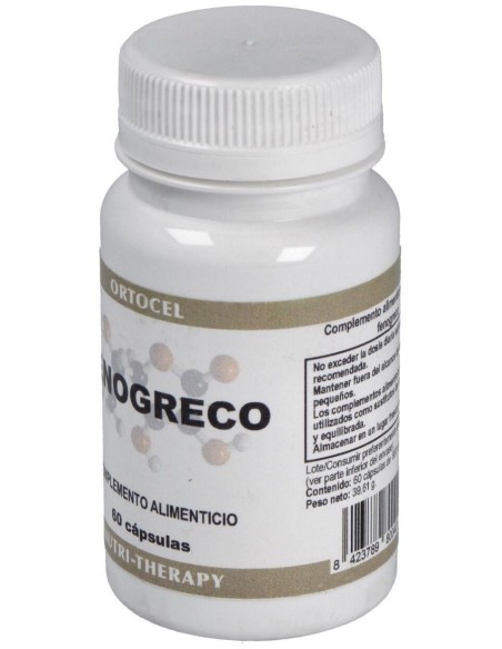 Fenogreco 500Mg. 60Cap. de Ortocel Nutri-Therapy