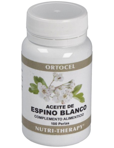 Aceite De Espino Blanco 300Mg. 100Perlas de Ortocel Nutri-Therapy