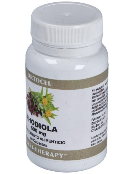 Rhodiola 500Mg. 60Cap. de Ortocel Nutri-Therapy