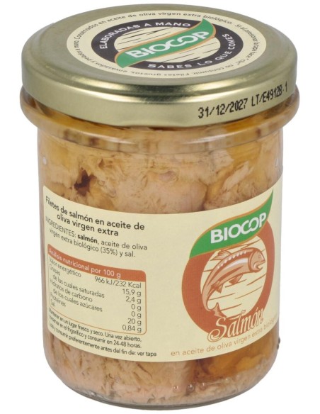 Filetes De Salmon 195Gr. Bio de Biocop