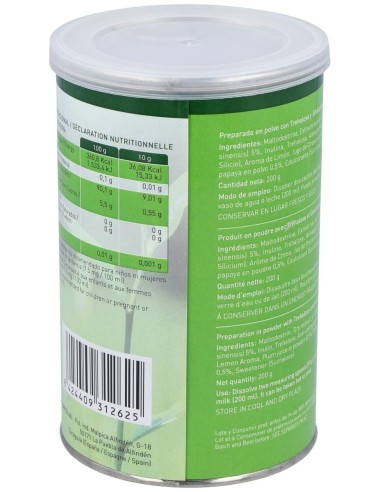 Te Verde Con Papaya Y Ciruela Bote 200Gr.Instantan de Plantapol