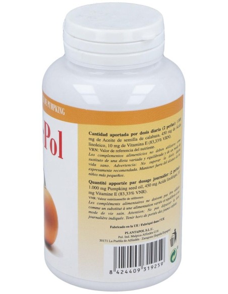 Cucurpol Aceite De Calabaza 100Perlas de Plantapol