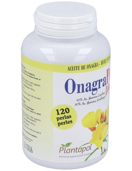 Onagrapol 1000 (Aceite de Onagra) 120 Perlas 1.460 Mg de Plantapol