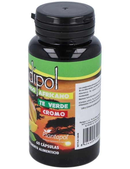 Adipol (Mango Africano,Te Verde,Cromo) 60Cap. de Plantapol