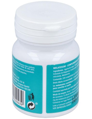 Melato-Som (Melatonina 1Mg.) 200Comp. de Plantapol