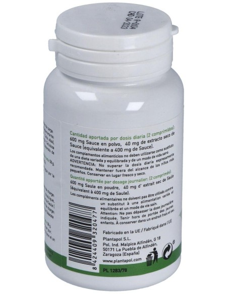 Sauce (100 Comprimidos 500 Mg) de Plantapol