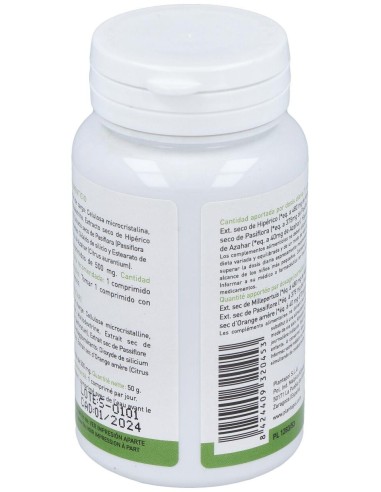 Hipérico, Pasiflora, Azahar (100 Comprimidos 500 Mg) de Plantapol