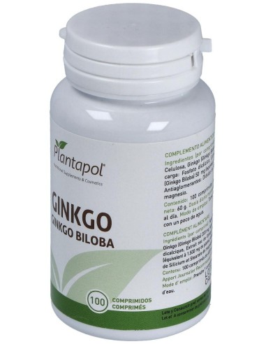 Ginkgo Biloba 600Mg. 100Comp. de Plantapol