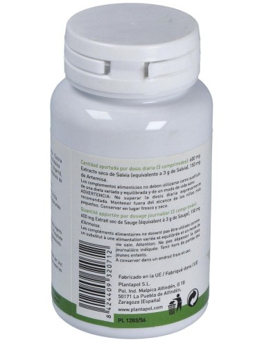 Salvia y Artemisia (90 Comprimidos 530 Mg) de Plantapol