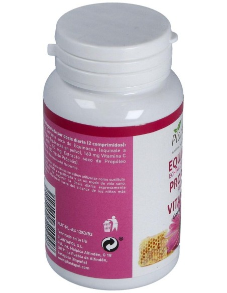 Equinacea, Propóleo y Vitamina C Masticable (60 Comprimidos 670 Mg)                                  de Plantapol