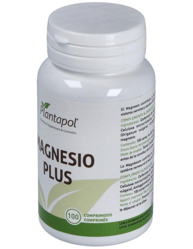 Magnesio Plus (100 Comprimidos 520 Mg) de Plantapol