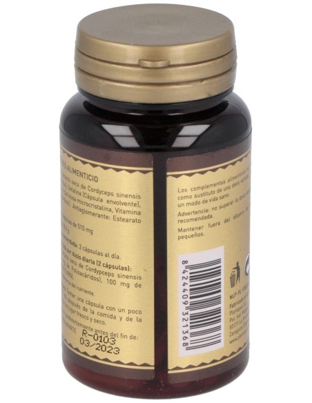 Cordypol Cordyceps + Vit C 60Cap. de Plantapol