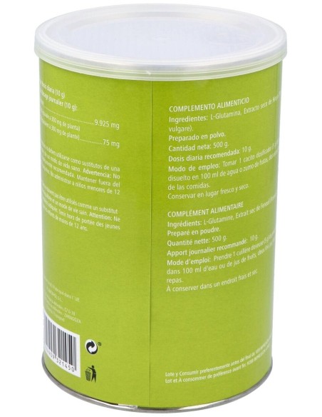 Gluta Int Plus (Glutamina, Hinojo) Polvo 500Gr. Plantapol